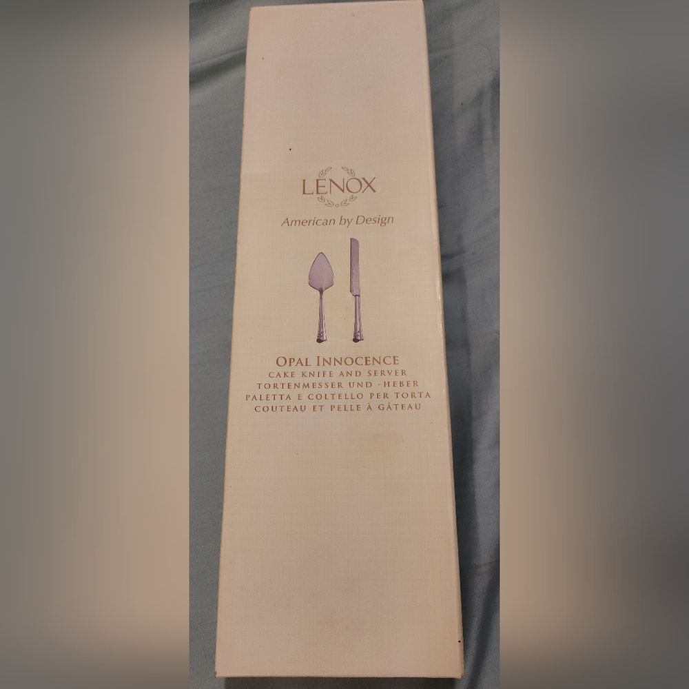 NWT! LENOX Cake Knife and Server Set